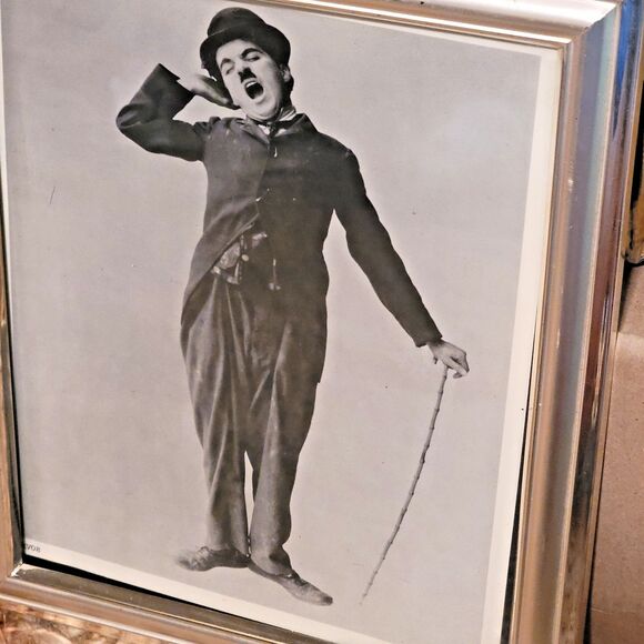 Charlie Chaplin (1954)—Vintage Photograph 8"x11" black & white photo - Picture 9 of 16
